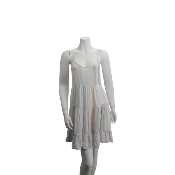 Rails M Pastel Striped mini dress swim coverup - Picture 1 of 10